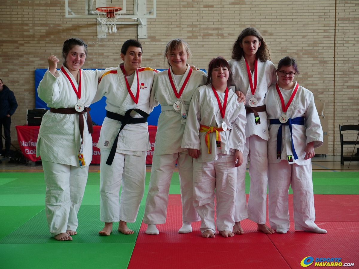 EMOCIÓN Y NERVIOS EN EL I TORNEO NAVARRO DE JUDO ADAPTADO. Pamplona 05-03-23. FOTOS